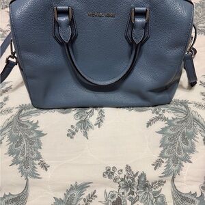 Michael Kors Slate Blue Satchel